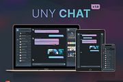 Uny Chat v1.0 - Figma Template, an App Template by emagweb (Thumbnail 2 of 39)