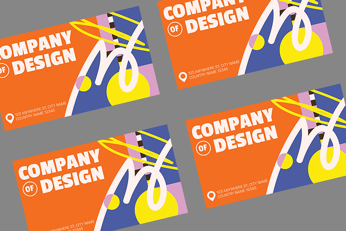Colorful Business Card, a Business Card Template by Gumico Studio. (Photo 2 of 3)