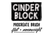 Cinder Block Brush for Procreate, a Brush Add-On by michlaure (Thumbnail 1 of 2)
