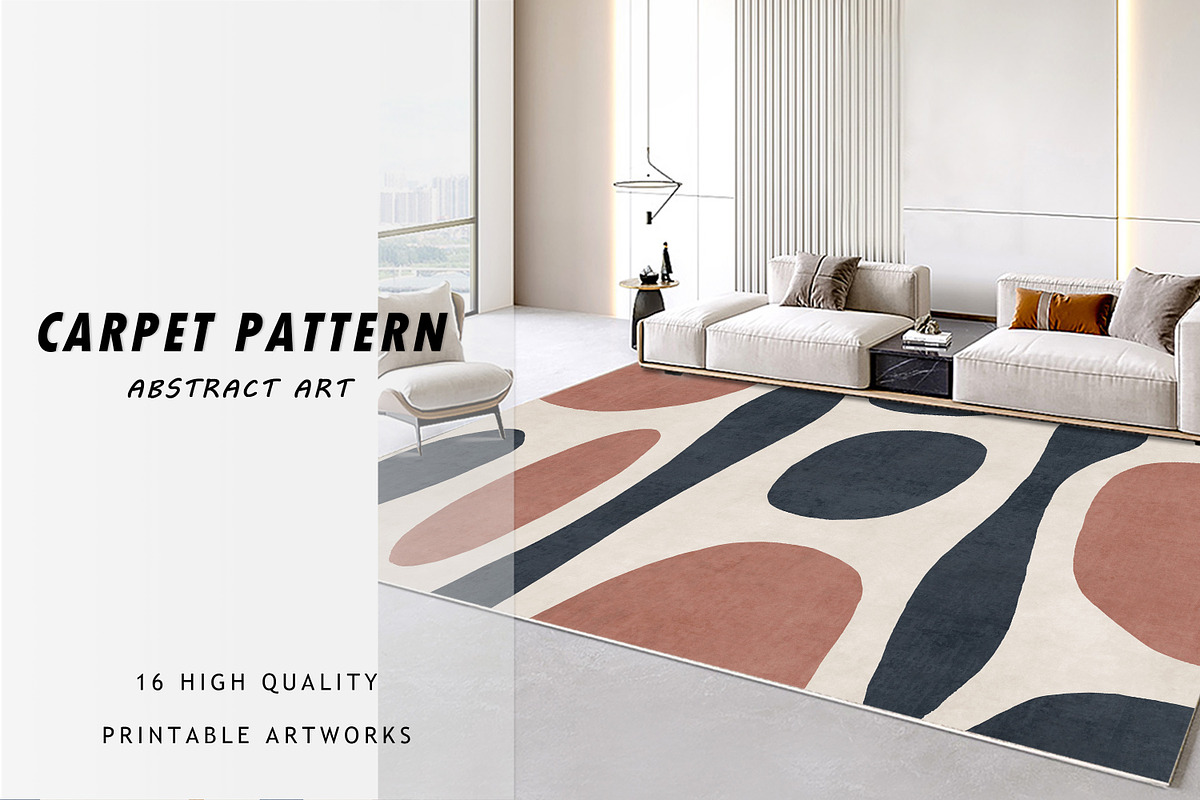Abstract carpet background, a Pattern Graphic by DamonYang's shop (Photo 4 of 6)
