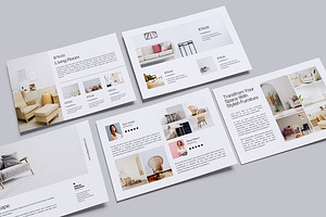 A4 Flyer Landscape Mockup
