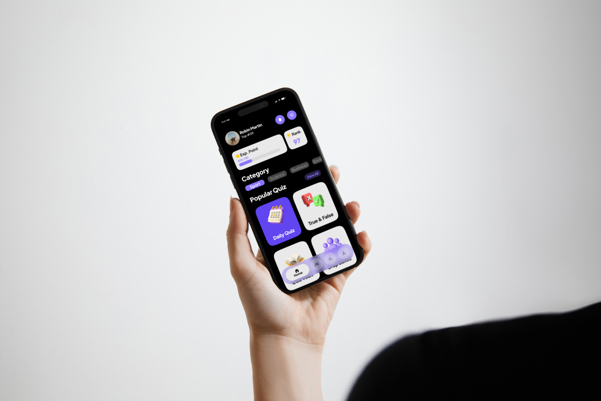 QPoint – Exam Learning App UI Kit, an App Template by productype1 (Photo 5 of 5)