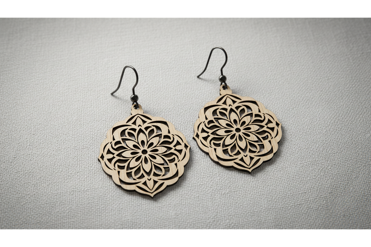 Floral Charm Earring Files, a Graphic by hafijul (Photo 11 of 11)