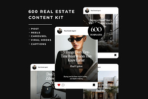 600 Real Estate Content Kit
