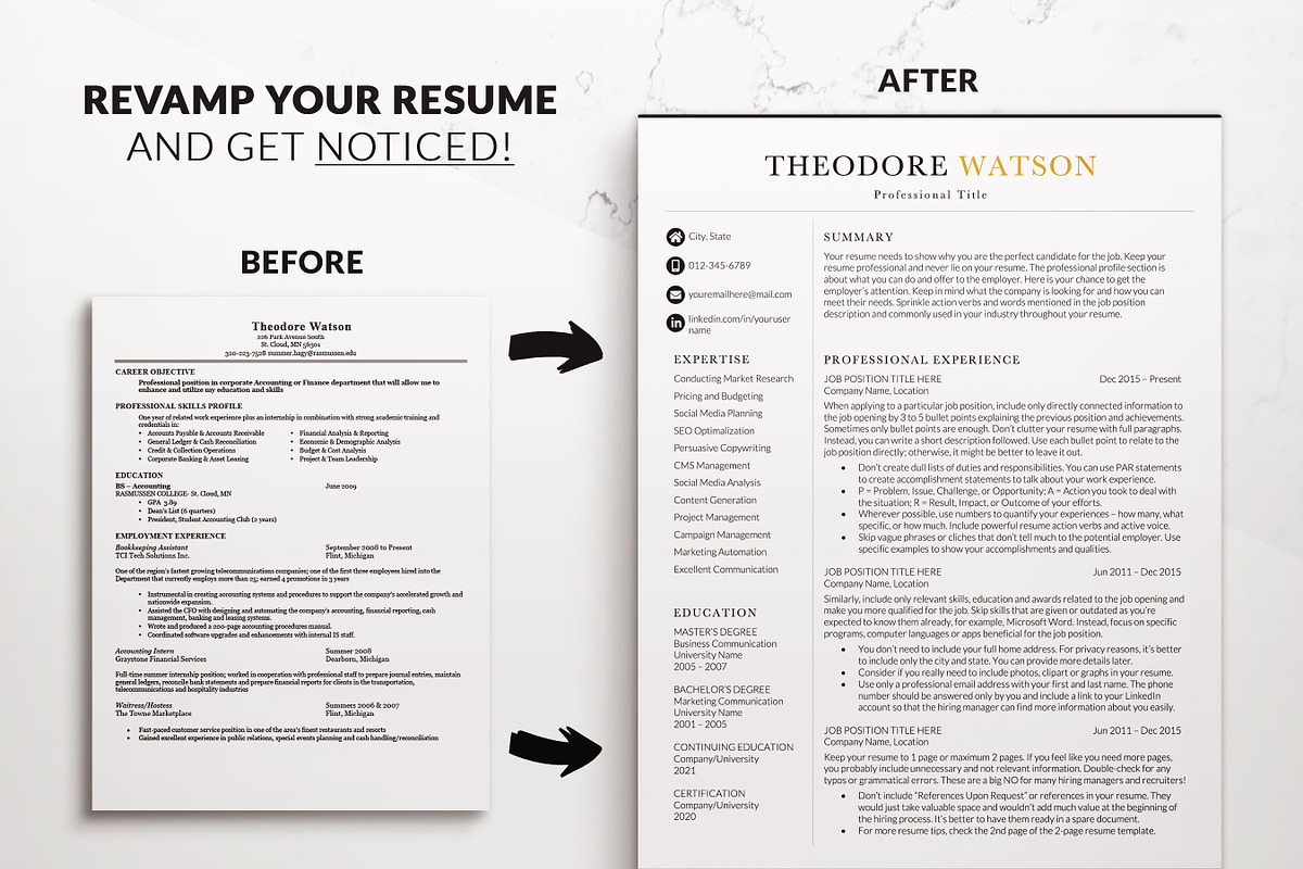 Elegant Resume CV Templates Word, a Resume Template by BestResumes.Co (Photo 6 of 9)