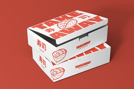 Food Box Mockup, a Packaging Mockup by vectorstockstudi0