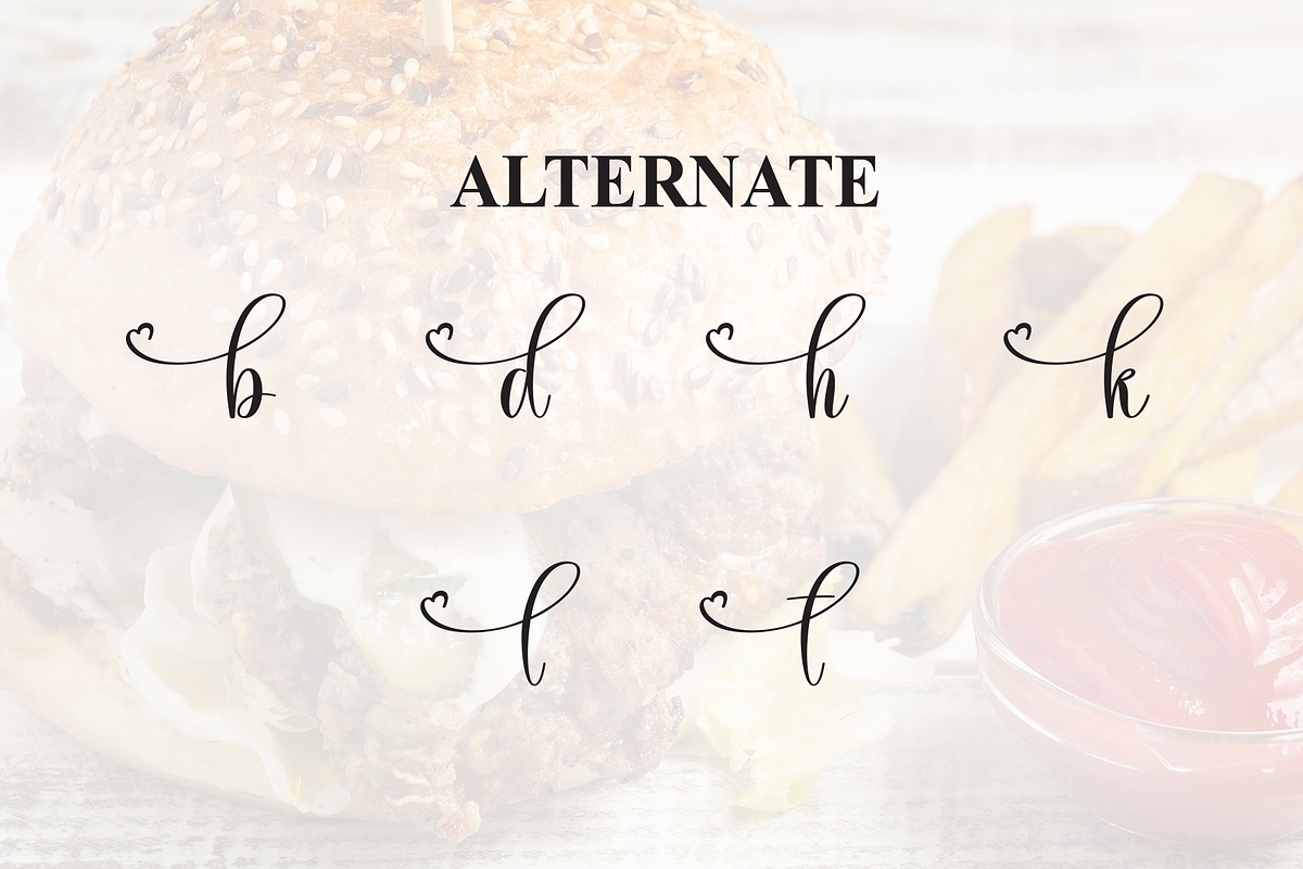 Junkfood | Script Font, a Handwritten Font by Scratchones (Photo 8 of 9)