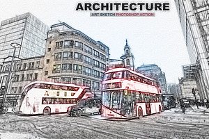 Architecture Art Sketch Photoshop Ac
