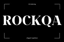 ROCKQA - Elegant Serif Typeface