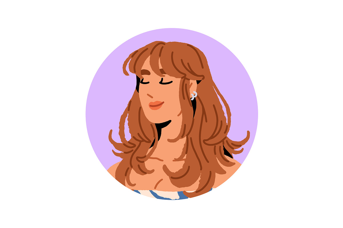 Diverse young women avatars set, a Person Illustration by PaperTrident (Photo 15 of 15)