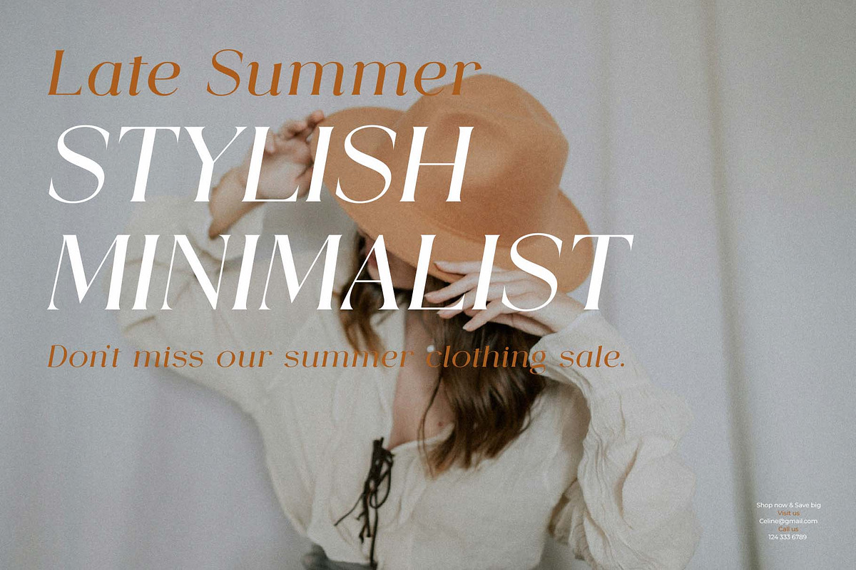 Mervola - Minimalist Serif Font, a Serif Font by GridlineType (Photo 2 of 10)