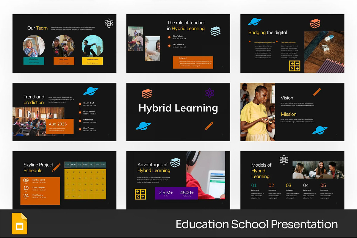 Education School GSlides, PPoint, a Presentation Template by Fit-tee (Photo 1 of 4)