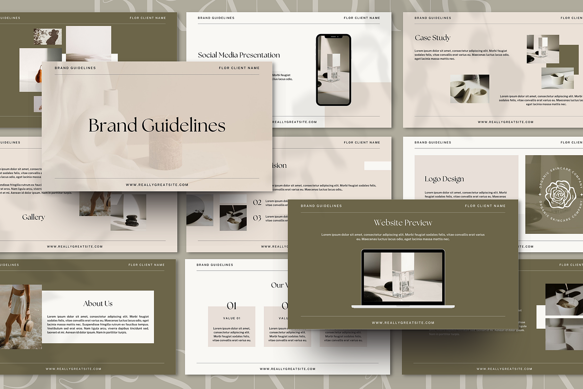 Neutral Brand Guidelines Templates