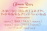 Ghania Roses, a Script Font by akrtype (Thumbnail 6 of 7)
