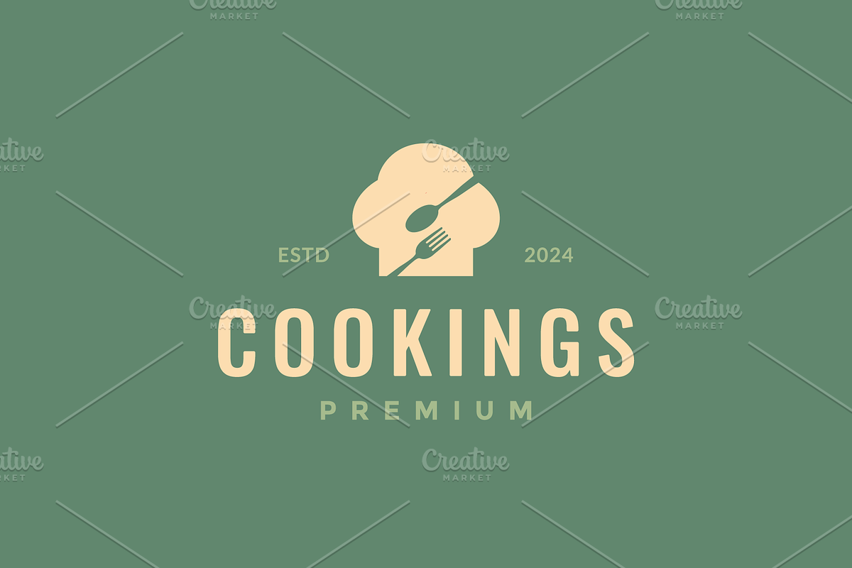 chef hat kitchen house concept logo, a Branding & Logo Template by devastd
