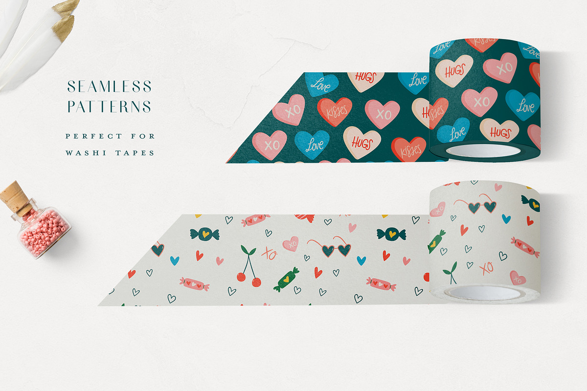 Hugs & Kisses Valentine Collection, an Illustration by 7th Avenue Designs (Photo 3 of 9)