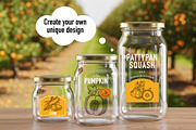 Vegetable Designs. Retro Templates, a Food Illustration by Lettering_Logo (Thumbnail 14 of 15)