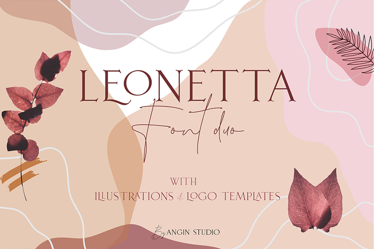Leonetta Font Duo + Extras, a Serif Font by Angin Studio (Photo 1 of 16)