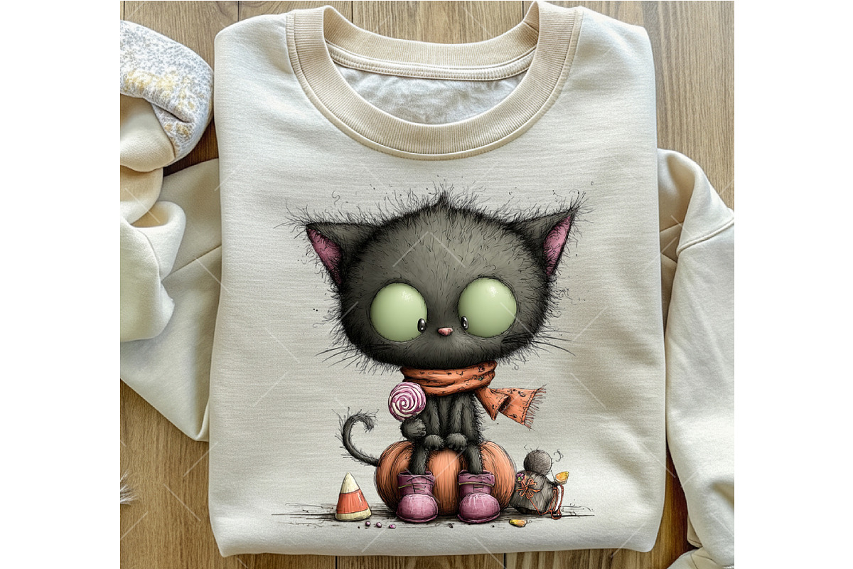 Whimsical Halloween Clipart, an Illustration by OK Design (Photo 6 of 6)