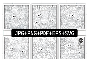 Magic Whimsy Magical Coloring Book, a Decorative Illustration by Coco Bloom (Thumbnail 2 of 8)