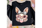 Leopard Easter Bubblegum Bunny Png, an Illustration by Designking (Thumbnail 4 of 6)