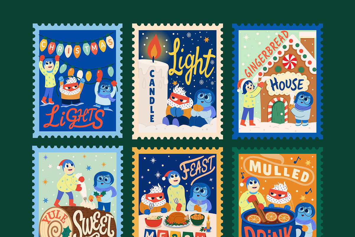 80 Christmas Stamp Bundle, a Seasonal Illustration by Vectors Market (Photo 10 of 12)