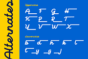 Daliot - Retro Script Display Font, a Script Font by Pekotype (Thumbnail 8 of 14)