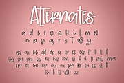 After Eight Font, a Script Font by A Little Smidge (Thumbnail 3 of 6)