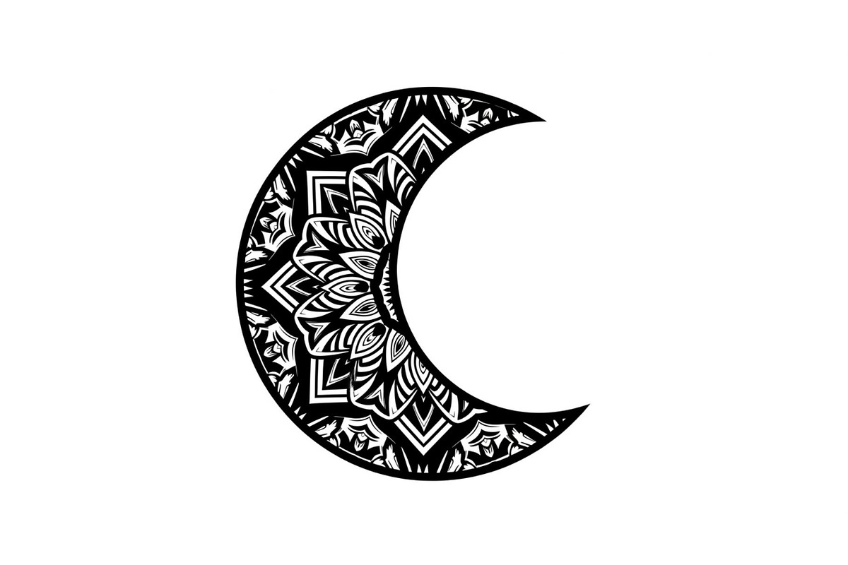 Mandala Crescent Moon Bundle, an Illustration by Designs_River (Photo 14 of 31)