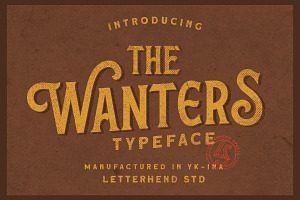 The Wanters - Display Typeface