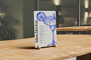 Menu Mockup, an Advertising Mockup by Design Source_ (Thumbnail 3 of 4)