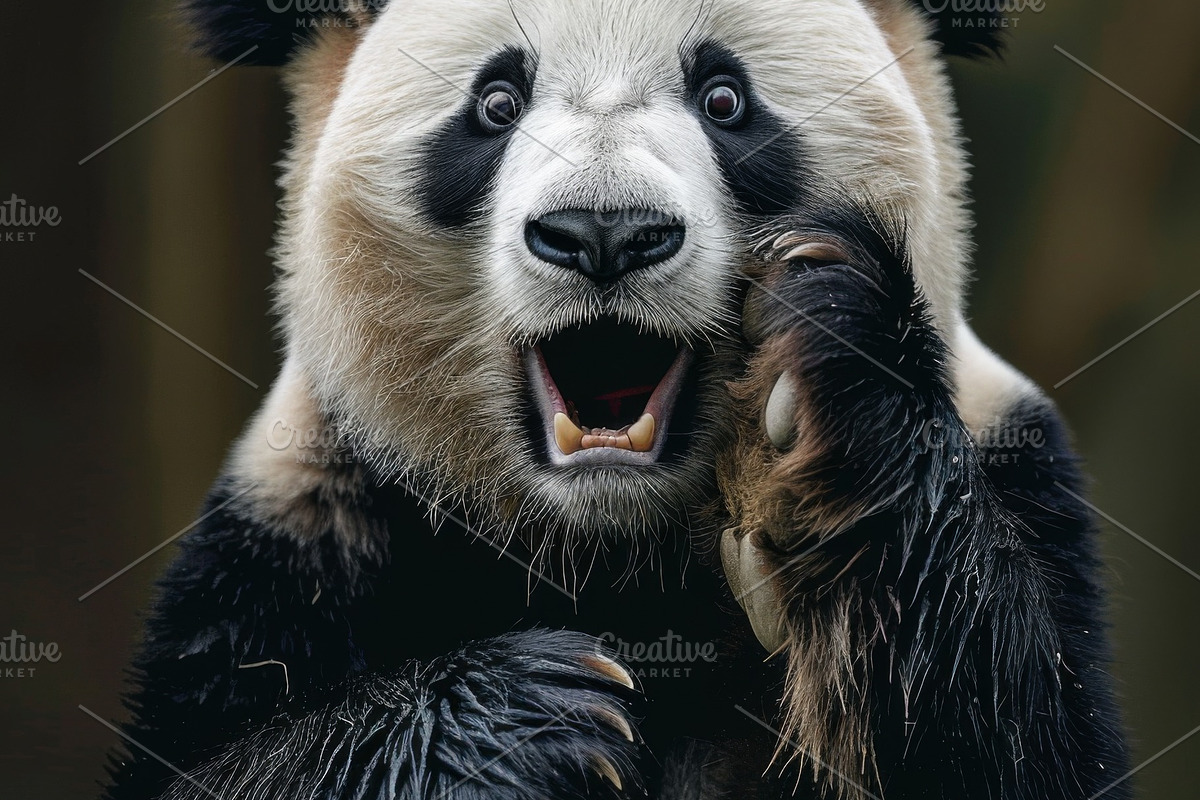 236 surprised animals, an Animal Photo by Handmadefont (Photo 122 of 241)
