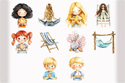 Boho Beach Clipart, an Illustration by Design Market (Thumbnail 5 of 5)