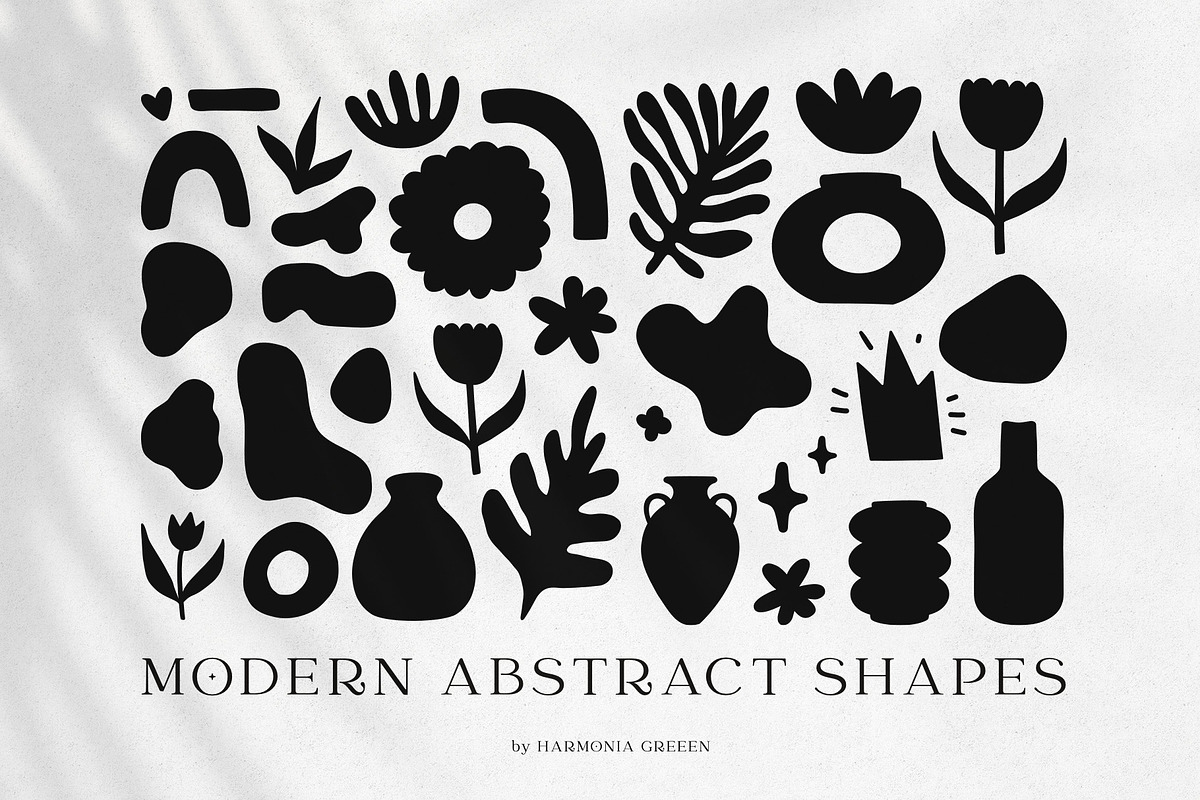 Modern abstract shapes, vector, a Graphic by harmonia_green_art (Photo 5 of 10)