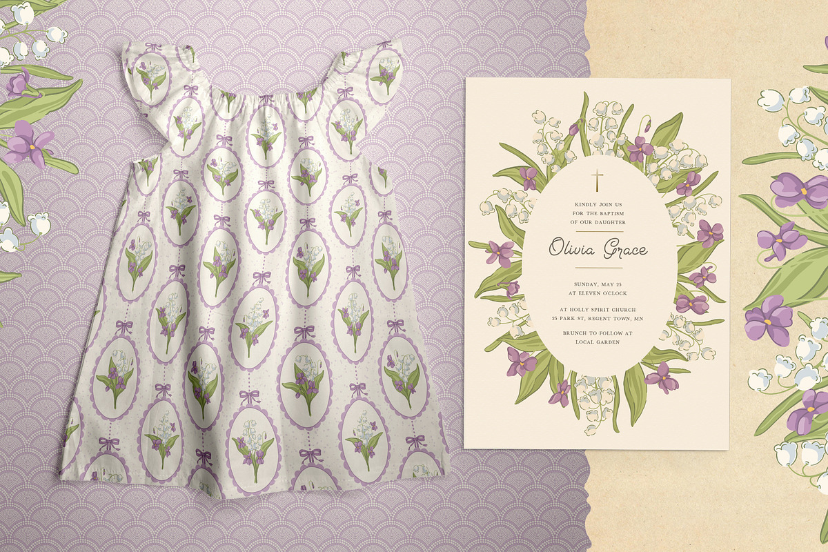 Vintage Spring Floral Patterns, a Pattern Graphic by PATTERNS etc. (Photo 5 of 19)