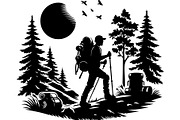 Hiking Adventure Vector Set, an Object Graphic by Creativeshirt (Thumbnail 5 of 13)