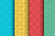 Clouds Seamless Doodle Patterns, a Pattern Graphic by Lukino (Thumbnail 4 of 5)