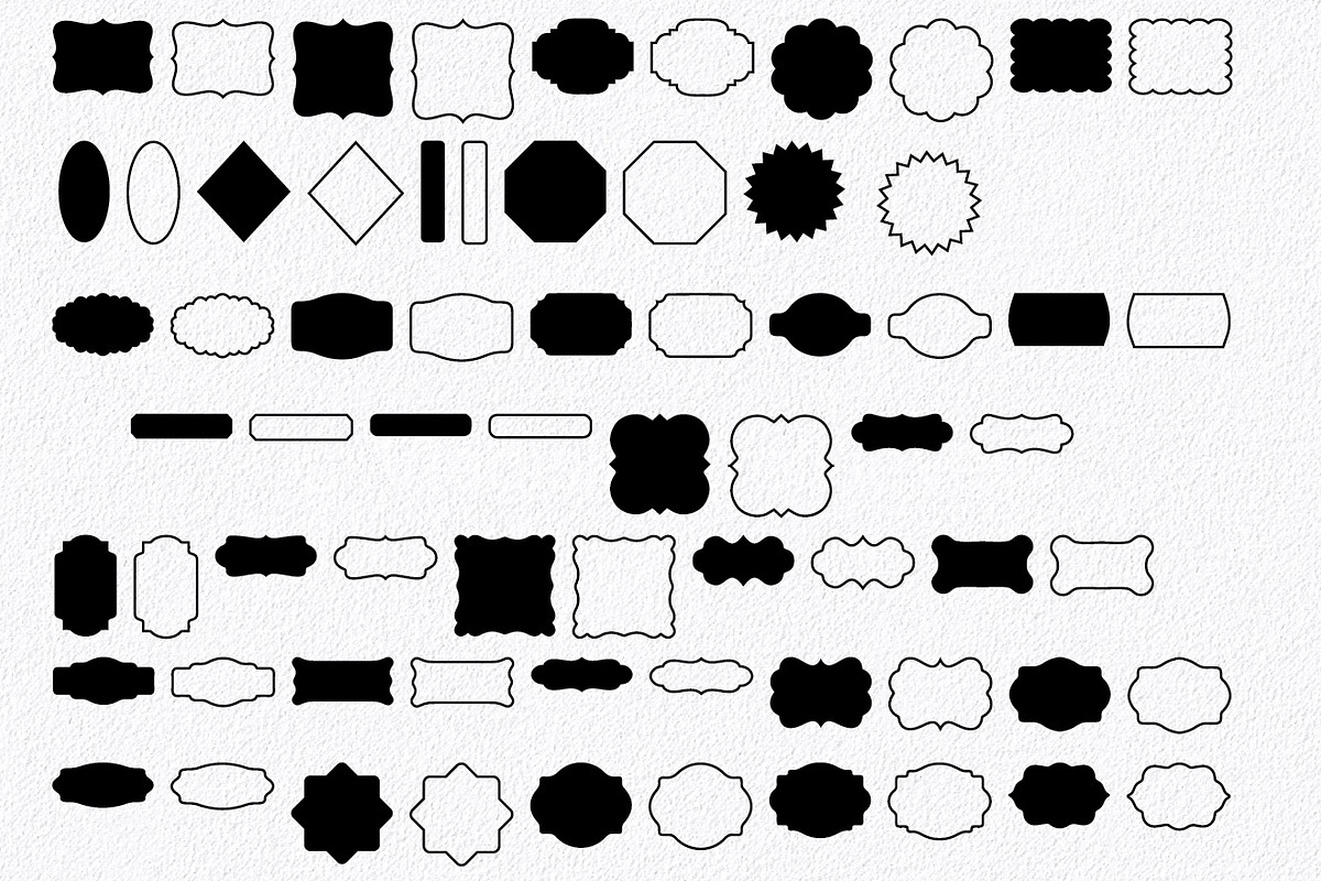 200 Tags and Labels SVG Bundle, an Illustration by OldMarket Designs (Photo 5 of 5)
