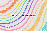 Crochet Brushes for Procreate, a Brush Add-On by Dear Darling Design (Thumbnail 6 of 12)
