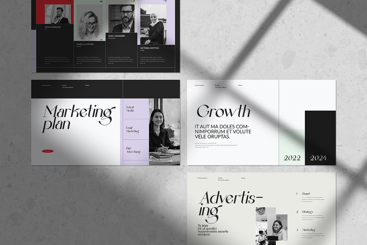 Marketing Plan Template, a Presentation Template by WhiteGraphic (Photo 5 of 7)