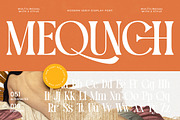 Mequnch Modern Serif Display Font, a Serif Font by timelesstype.co (Thumbnail 1 of 20)