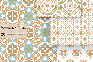 Moroccan Tiles - 20 Patterns