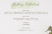 Britney Collection | Handwritten Fon, a Script Font by sancreastd. (Thumbnail 9 of 9)