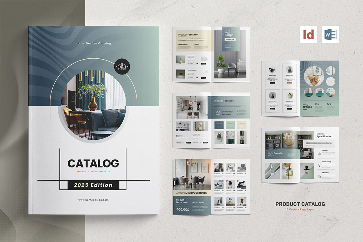 Catalog Brochure Template, Ms Word, a Brochure Template by Creativity-Design (Photo 1 of 9)