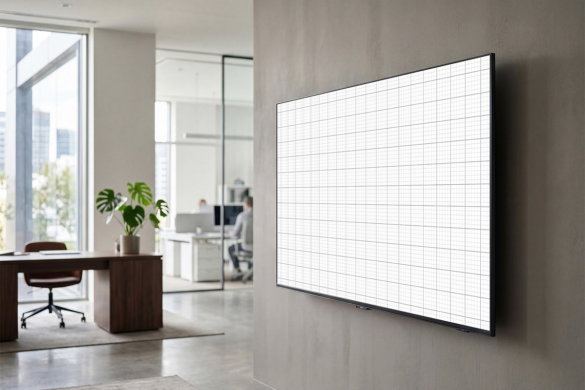 4K Ultra HD TV Screen Mockup, a Wearable Device Mockup by graphypix (Photo 4 of 4)