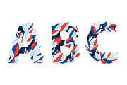 Floral vector alphabet, a Decorative Illustration by Derenskaya (Thumbnail 2 of 5)