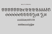 Selennia, a Blackletter Font by Kenrichi (Thumbnail 6 of 7)