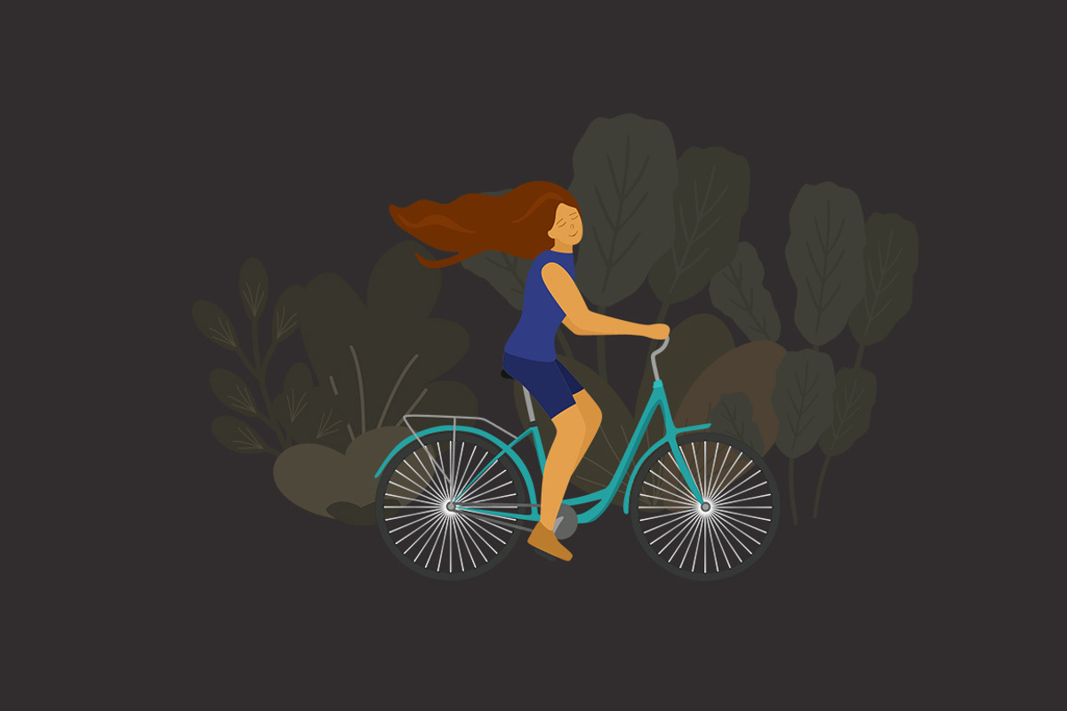 Bike / bicycle vector set, an Illustration by land art (Photo 11 of 20)