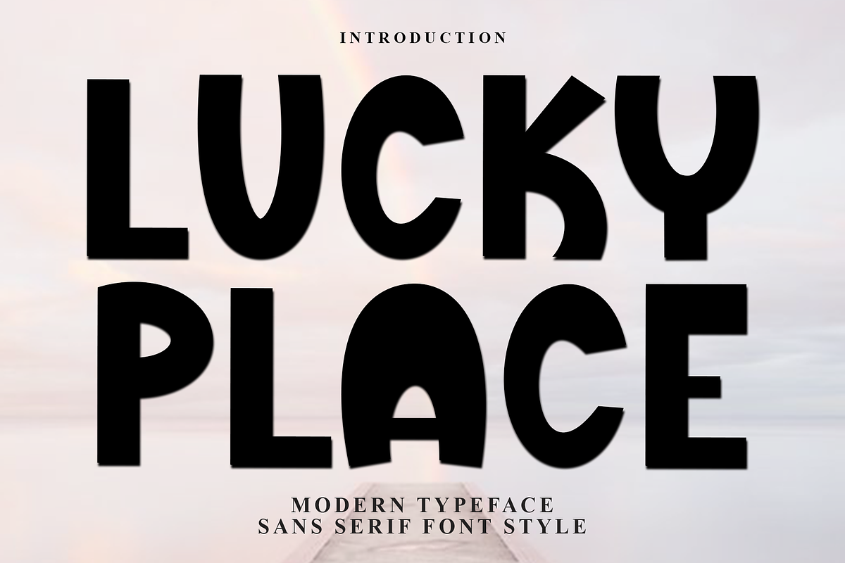 Lucky Place, a Serif Font by FreshTypeINK (Photo 1 of 7)