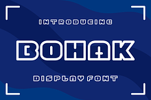 Bohak - Rounded Line Font
